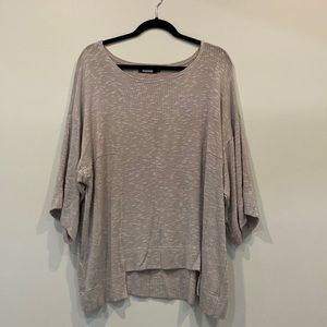 3/$30❗️Sympli tan/cream knit tunic